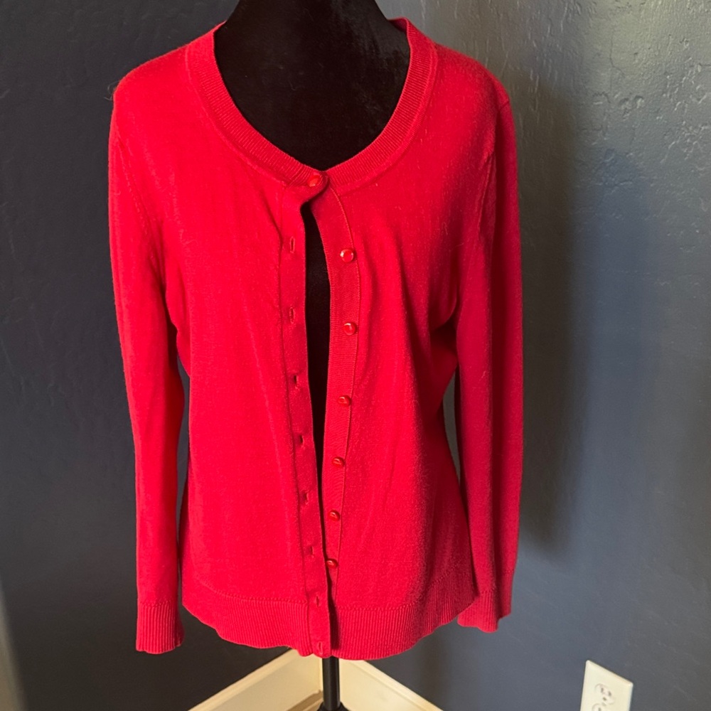 Banana Republic Bold Red Women's Cardigan